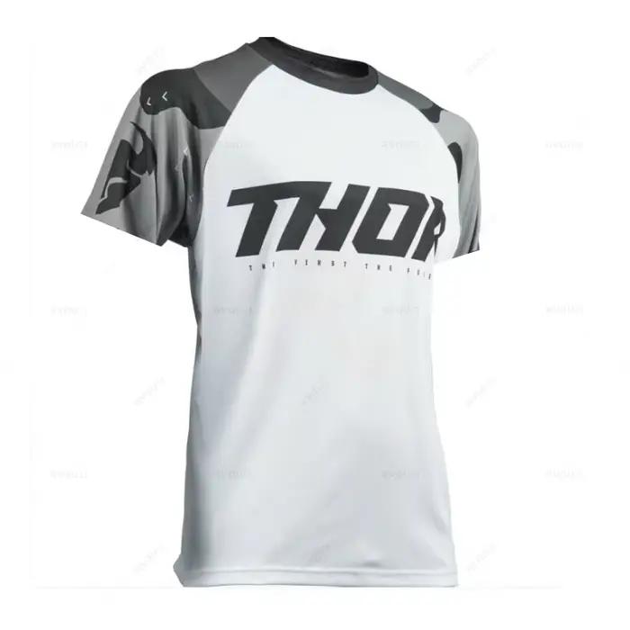 Maillot de vélo de montagne pour course de cross-country, manches courtes, t-shirt de descente, maillot Poc MTB, maillot de vélo tout-terrain MX Enduro, maillot de motocross
