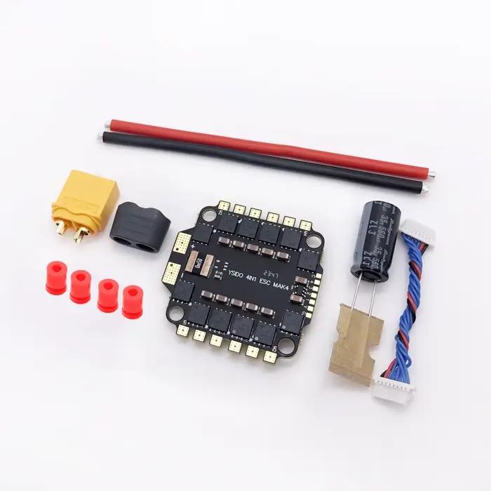 F4V3S F4 V3 V3S PLUS FC pile/tour volante carte contrôleur de vol baromètre OSD 30A 45A 60A ESC pour Drone de course FPV quadrirotor