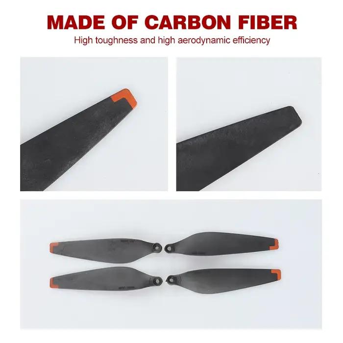 Hélices pliantes en carbone pour DJI Mini 3 Mini 3 Pro Mini 4 Pro avec précision de vol et durabilité argent brun or orange occasions spéciales