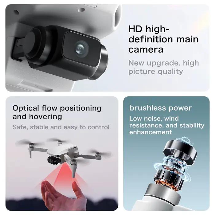 Drone AERI 100 pliable avec caméra double 8K HD grand angle, GPS, WIFI 5G, FPV et lunettes VR pour la volée FPV