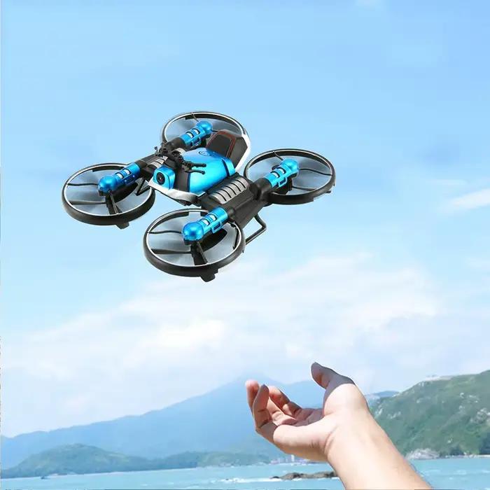 Drone RC pliant 2 en 1 2.4G avec fonction de photographie aérienne pour explorations en plein air et occasions spéciales