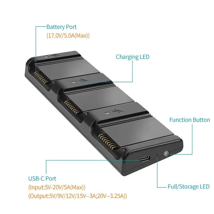 Hub de charge pour batterie de Drone DJI Air 3/Air 3S