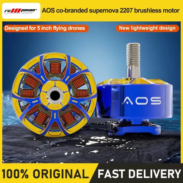 Moteur brushless Supernova2207 pour drones de conception personnalisée et modèles de taille moyenne à grande occasions spéciales
