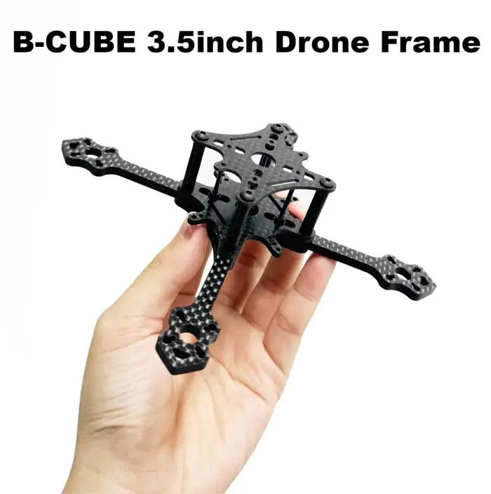 B-CUBE 3.5 pouces FPVDrone cadre Kit Fiber de carbone course Drone quadrirotor Freestyle INAV Beatflight F722Ardupilot PX4Flight Control