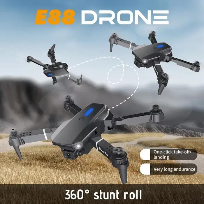 Drone extérieur E88, WIFI intégré