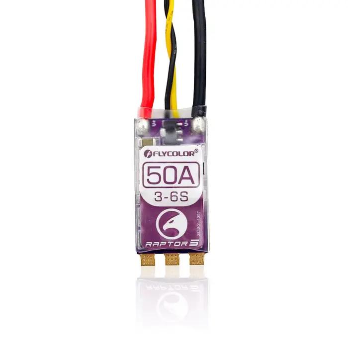 FLYCOLOR RAPTOR5 35A 45A 50A BLHeli-32 ESC 3-6S contrôleur de vitesse sans brosse Dshot Proshot pour Drone de course RC FPV multi-rotor