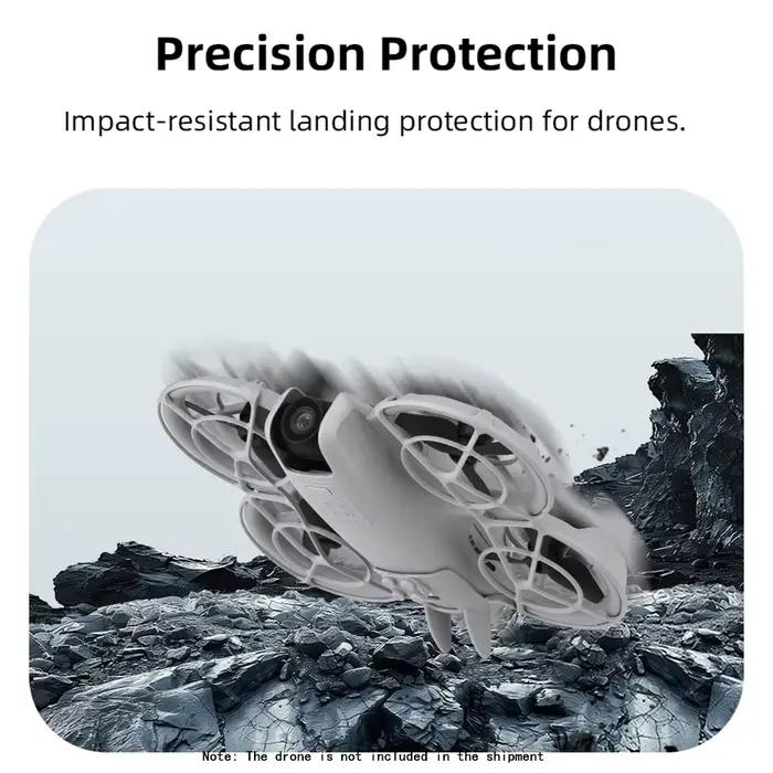 MYOBO pour DJI Neo Kit de protection cardan pare-chocs palette protecteur caméra garde queue de vol pour DJI Neo Drone accessoires décoratifs
