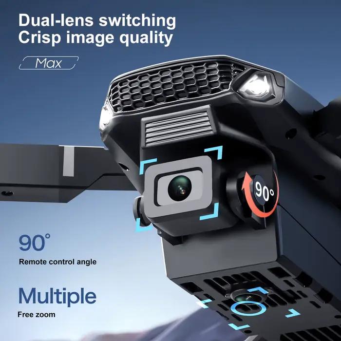 Le plus récent Mini Drone d'éclairage contrôlé par écran E88 E99D 4K 2 caméra flux optique avion télécommandé Mavic Air 2