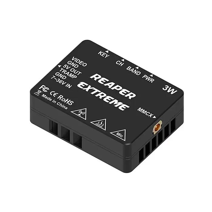 FOXEER 4.9-6G Reaper Extreme 3W 80CH VTX 9 ~ 36V 15.2g 25mW/ 200mW/ 500mW/ 1.5W/ 3W réglable pour Drone RC FPV longue portée