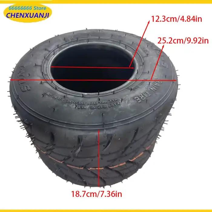 Pneus de karting, buggy, VTT, quad 5'' avant et arrière 10X4.50-5 11x7.10-5 TrikeTyre