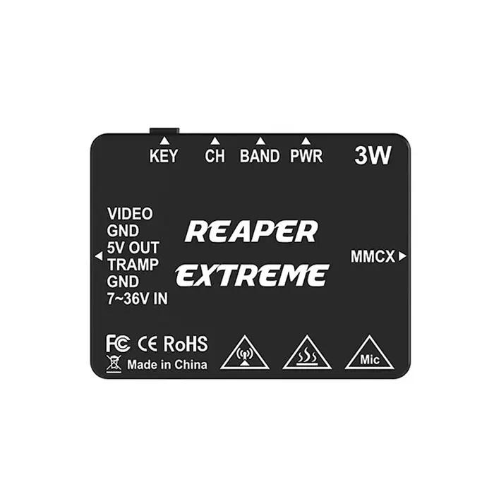 FOXEER 4.9-6G Reaper Extreme 3W 80CH VTX 9 ~ 36V 15.2g 25mW/ 200mW/ 500mW/ 1.5W/ 3W réglable pour Drone RC FPV longue portée