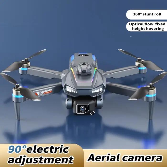 Drone AE19 avec évitement intelligent des obstacles, caméra aérienne haute définition 720p réglable électriquement, flux optique ultra-stable