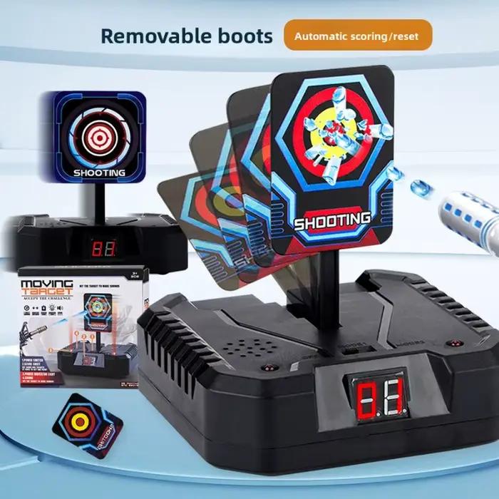 360 ° Cible de tir électronique mobile rotative avec retour automatique pour compétition de tir et jeu de fête