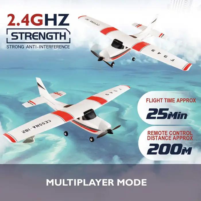 【C0】WLtoys 2.4G F949 Version LCD avion RC Cessna 182 3D6G 3Ch