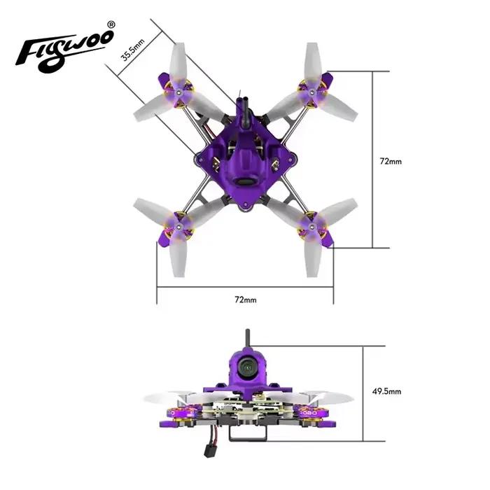 Nouveau ! Flywoo Firefly 16 Firefly 18 O4 1S V3 ELRS 2.4g avec HDZero