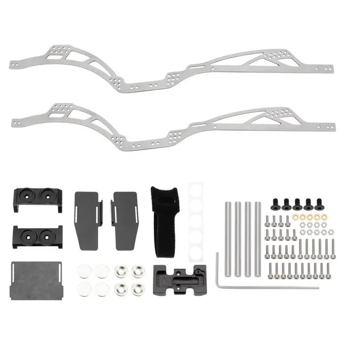MEUS RACING SCX24 LCG châssis TC4 cadre en titane pour mises à niveau sur chenilles Axial