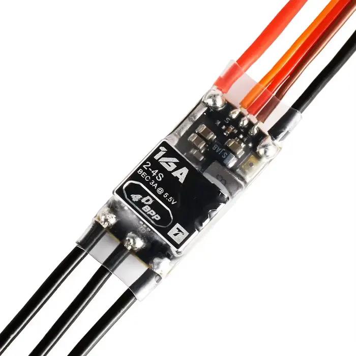 Contrôleur de vitesse électronique T-MOTRO T-HOBBY Am16A 16A 2-4S F3P ESC pour drone FPV