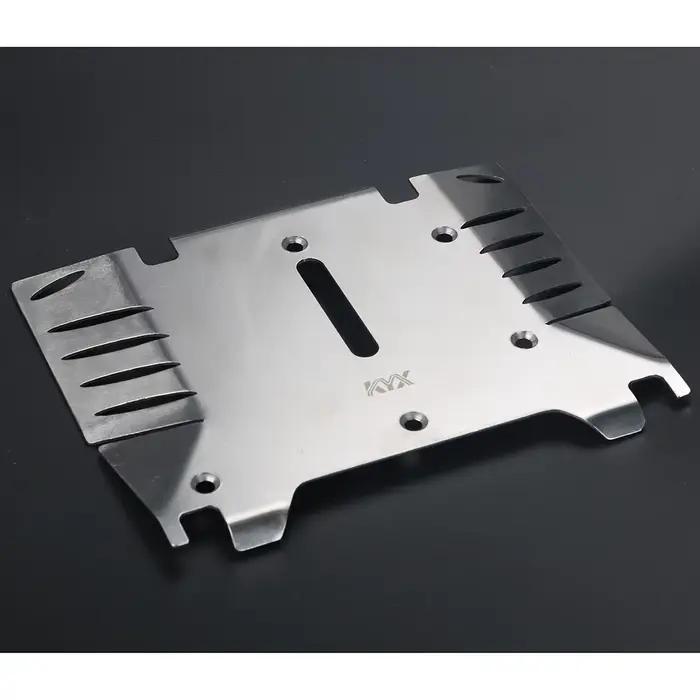 KYX Racing – plaque de dérapage centrale en acier inoxydable