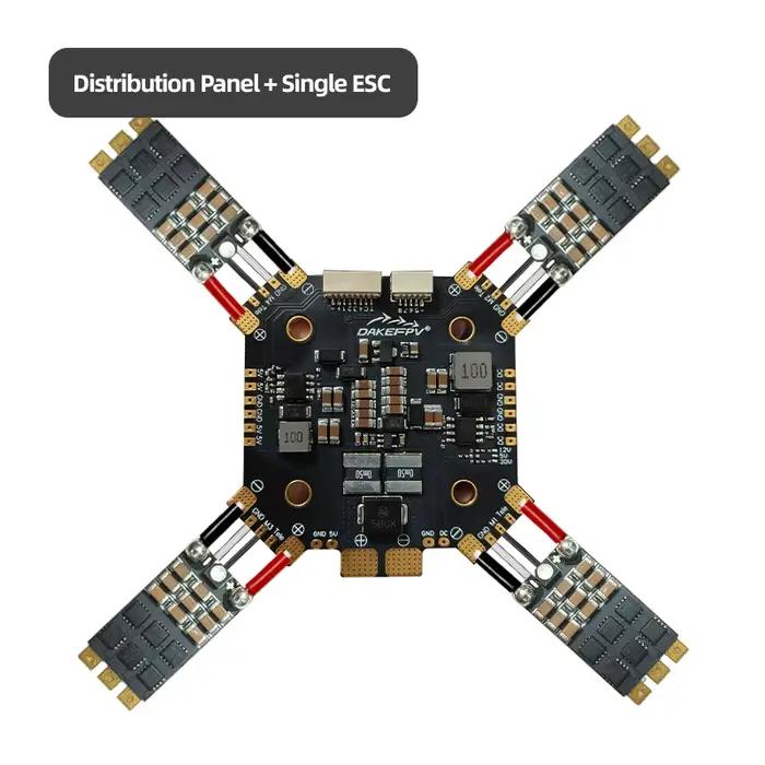 DAKEFPV PDB carte de distribution d'énergie ESC-carte d'alimentation pour avion modèle Drone