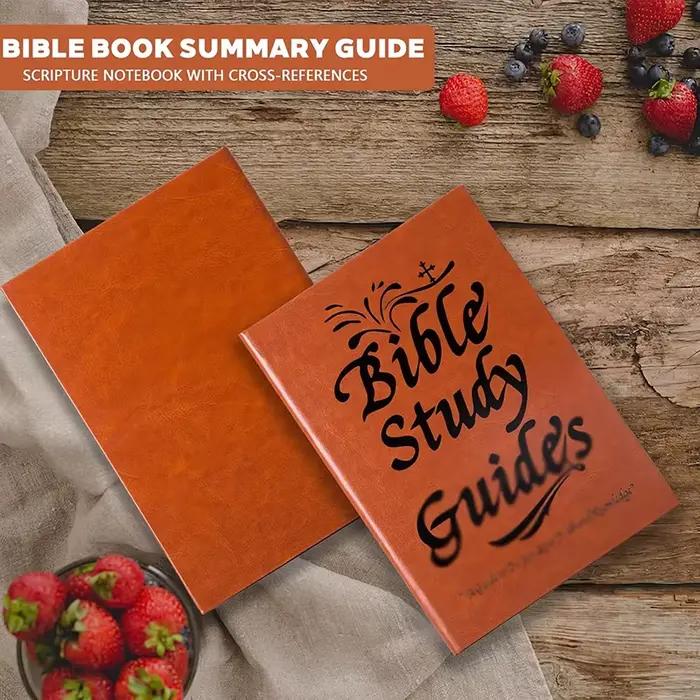Guide de résumé des livres bibliques avec notes bibliques et réflexions sur la prière, guide d'étude biblique, plan d'apprentissage biblique pour débutants, cadeaux