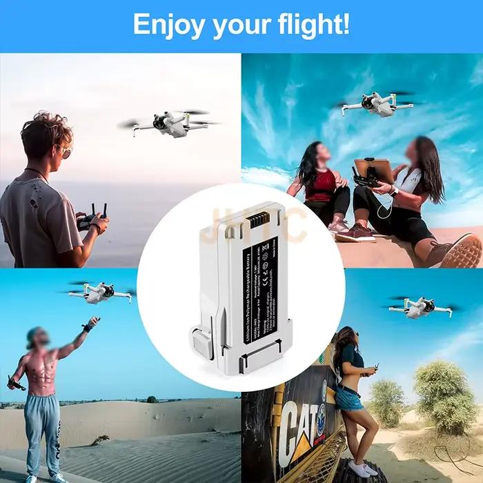 Batterie 3850mAh pour drone DJI Mini 3 Pro + chargeur double/triple voie pour batteries DJI