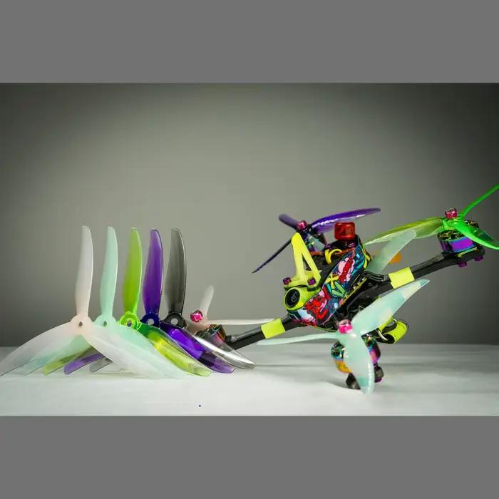 Gemfan 5131 hélice 5131.0 fourrure 3 pales accessoires pour FPV Multirotor RC Drones course Freestyle 5 pouces 4