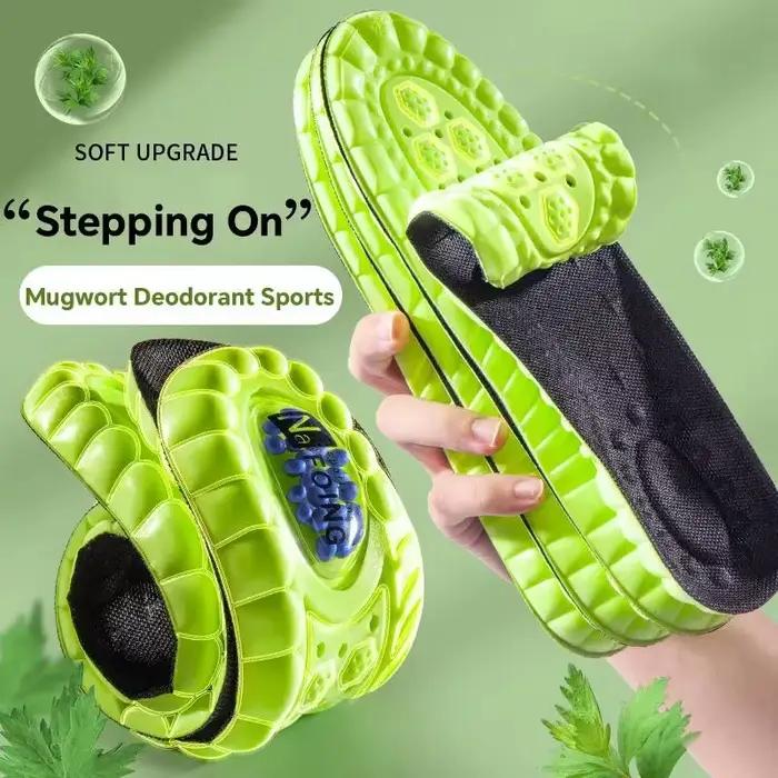 Semelles intérieures 4D Cloud pour chaussures de sport, coussin d'air en PU, absorption des chocs douce, dépistolet ant respirant, l'offre elles de course Orth4WD, 1 paire