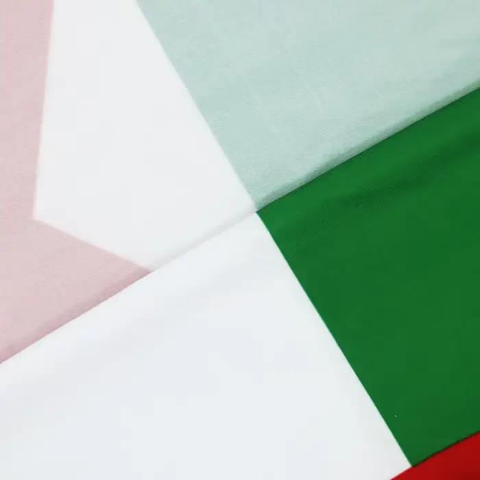 Housse de moteur de voiture avec drapeau national algérien, pour décoration, en tissu élastique, bannière graphique complète pour camion