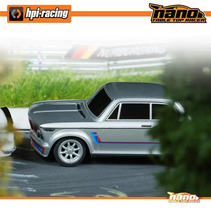 HPI Racing 161400 161401 1:64 Turbo NANO-TTR 1/64 Mirco RC Modèle de voiture télécommandée sur route Jouets de bureau pour adultes et enfants