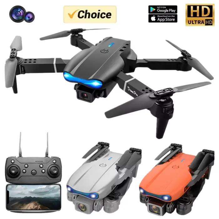 Nouveau Mini drone E99 4K WIFI HD caméra FPV pliable RC photographie aérienne quadrirotor jouet hélicoptère cadeau de vacances pour les enfants