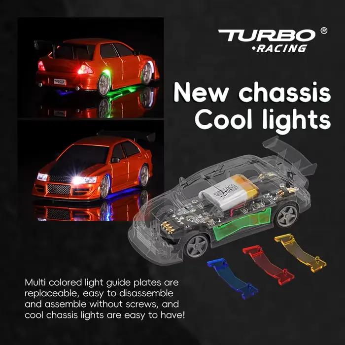 Turbo Racing 1/76 C76 course à pied plate MINI RTR modèle télécommandé voiture sur route jouets de bureau