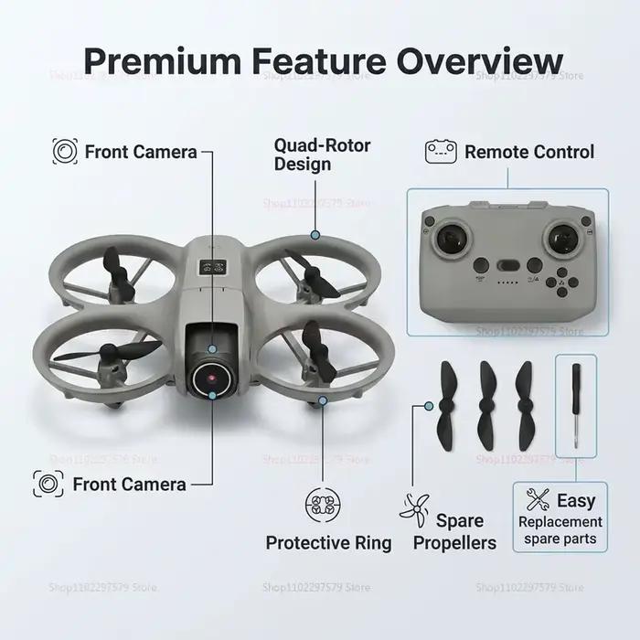 Nouveau mini-drone avec doubles caméras HD 8K