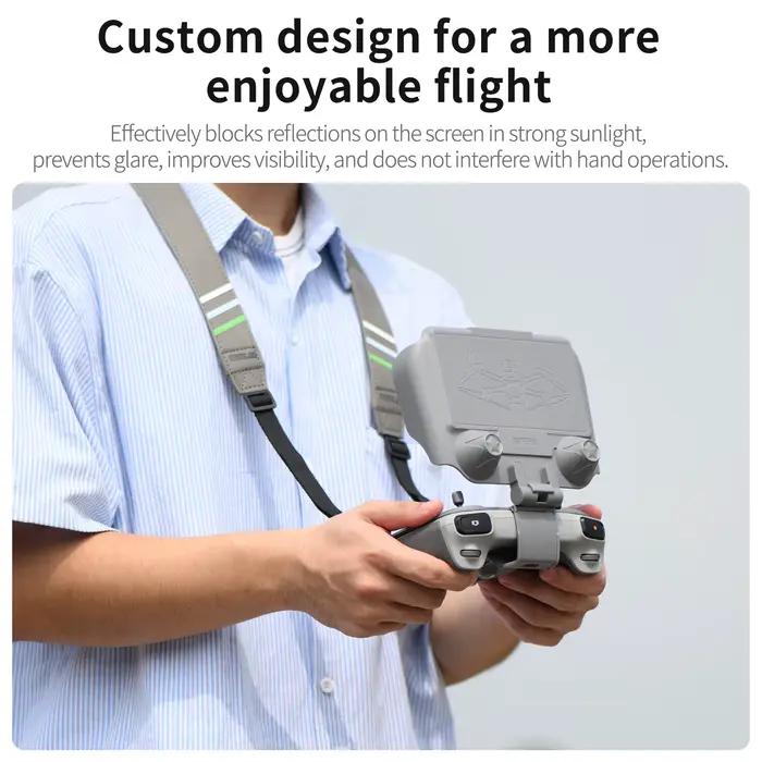 Pour télécommande DJI Air 3S avec écran protecteur de pare-soleil extérieur accessoires de Drone DJI