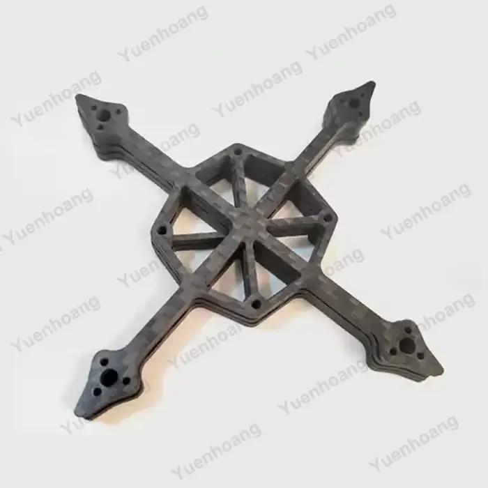 Châssis en fibre de carbone renforcé léger pour drone FPV RC de 2 pouces