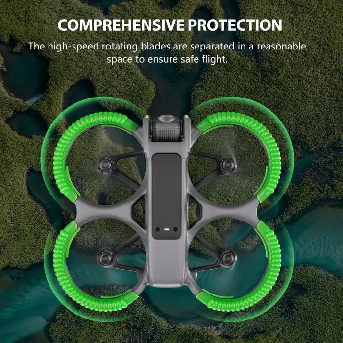 Protection d'hélices pour DJI Avata 2 – Accessoire de drone antichoc et anti-collision