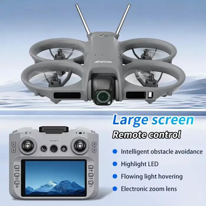 Lenovo Drone 8K Aerial HD Intelligent Avoiding Obstacle with Larger Screen Remote Control Folding Brushless Power GPS