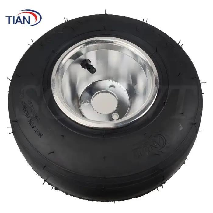 NOUVEAUX pneus 10x4.50-5 avec jantes et conception tubeless pour améliorer la traction et éviter les crevaisons, adaptés aux tricycles de drift.