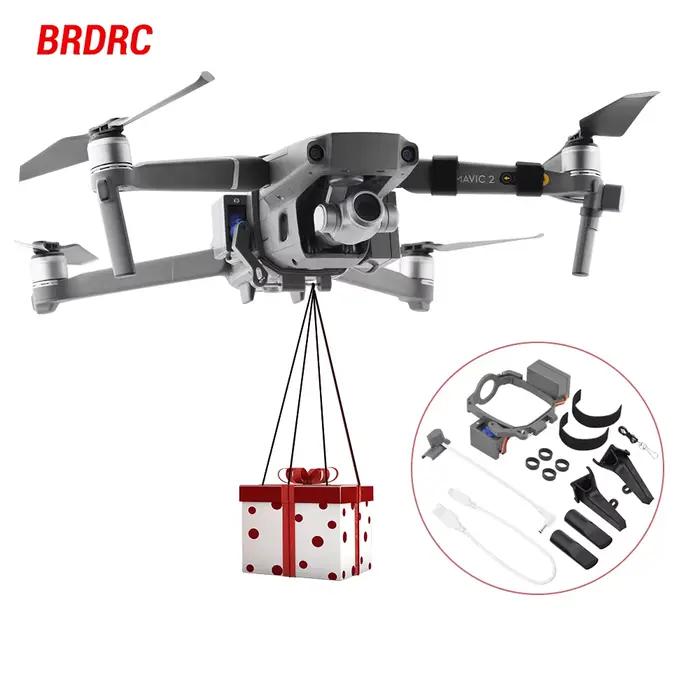 Système Airdrop pour DJI Mavic 3/2 Pro Zoom AIR 2 Mini 2/Mini 3 Drone appât de pêche anneau de mariage cadeau livraison à vie lanceur de sauvetage