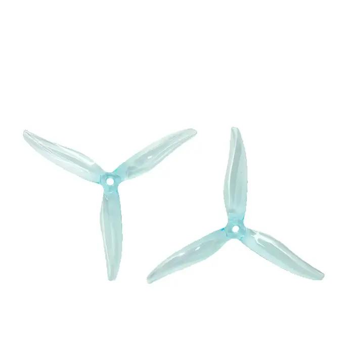 Hélice de drone de course FPV 5 pouces Tri-Blade 5128 Gemfan 2 paires (4 pièces) pour moteur 2207 haute durabilité