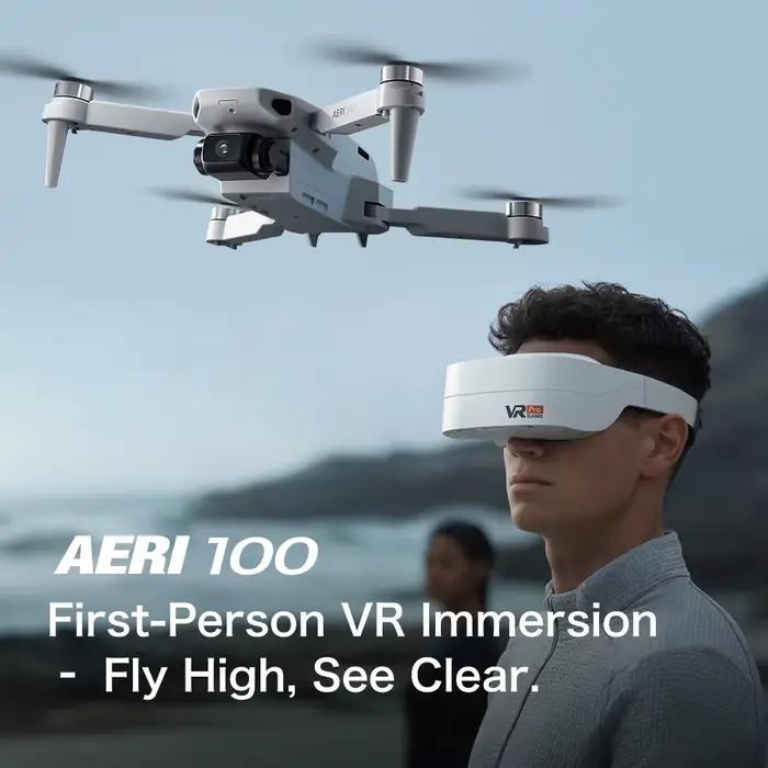 Drone caméra HD 8K Lenovo Aeri100VR avec télécommande à écran