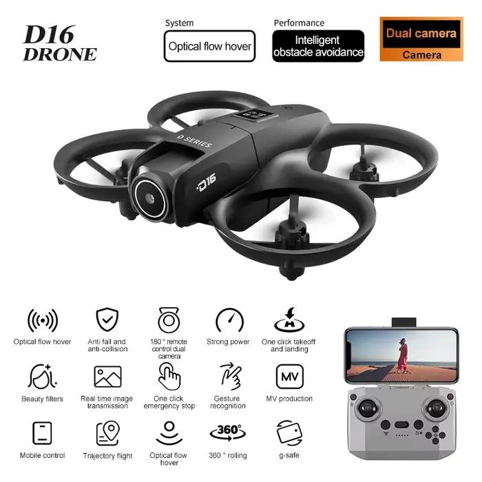Nouveau mini drone D16 avec double caméra 8K HD