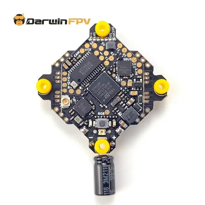 DarwinFPV F411 AIO contrôleur de vol Whoop Blheli_S Betaflight F4 15A OSD BEC BL_S 1-3S 4In1 ESC pour Drone RC course