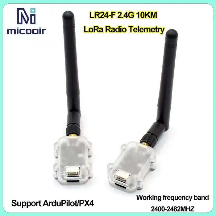 F 2.4G 10KM LoRa Module de télémétrie Radio 500Mw Support de puissance de Transmission Pixhawk Ardupilot PX4