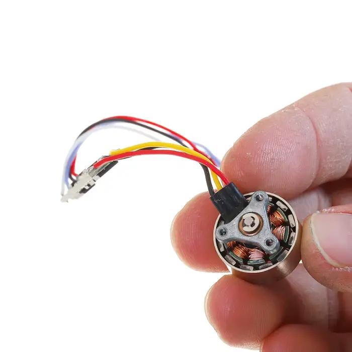 Mini moteur brushless 18 mm avec carte de commande ESC 2S DC 7,4 V 2100 KV pour drone, avec réglage électrique