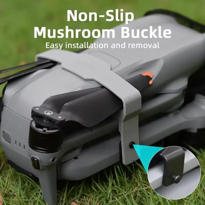 Support d'hélice pour DJI Air 3/3S en silicone et ABS, stabilisateur d'hélices, kit de protection avec installation snap-on pour hélices robustes et sécurisées