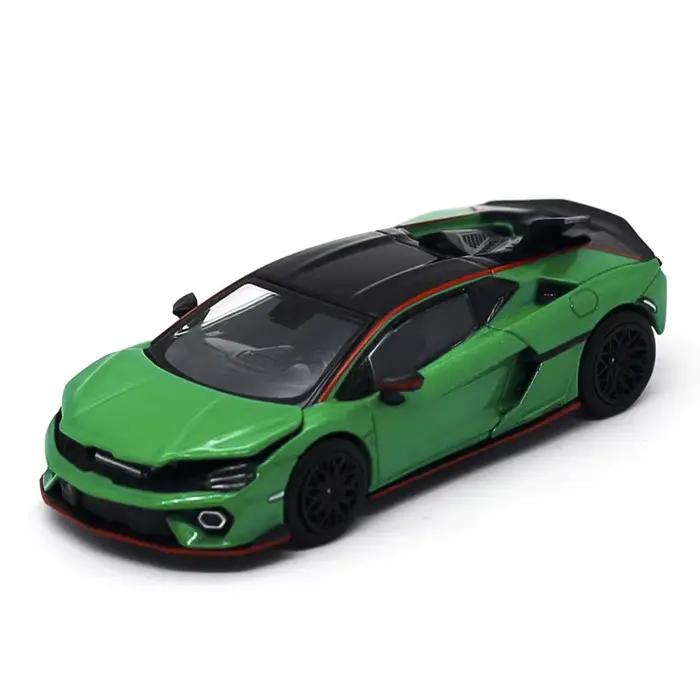 Modèle de voiture de collection en métal moulé sous pression 1:64 GT3 R LeMans 24H LMGT3 2025 Chip Hart Racing / Temerario