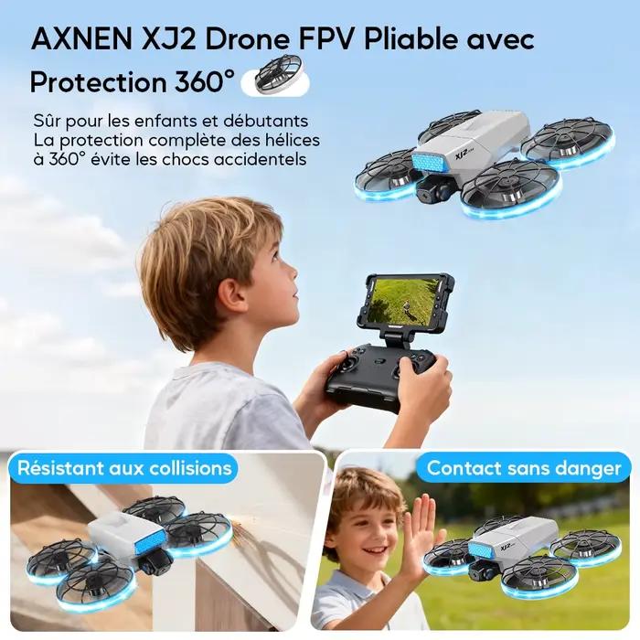 Mini Drone AXNEN XJ2 avec Caméra pour Capturer des Moments Inoubliables Occasions Familiales et Spéciales