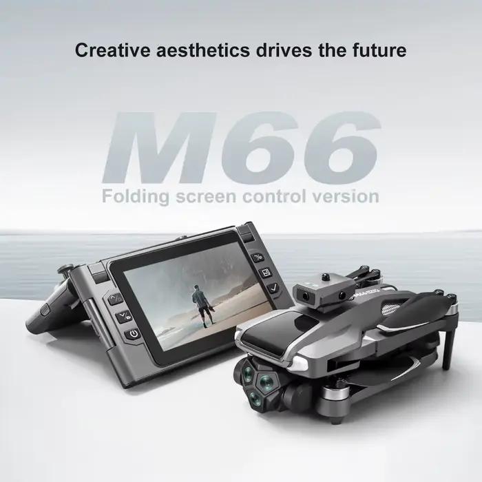 Drone RC pliable M66 avec écran HD pliable de 4