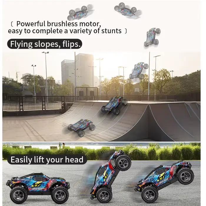RC Voiture KF10 1:10 4WD Vitesse 70km/h Terrain Tout-Usage Blanc Noir Vert Monster Truck Occasions Spéciales
