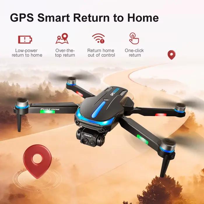 Drone GPS RG806 MAX avec écran de 5.6 pouces, avec évitement d'obstacles à trois côtés intégré, cours personnalisé, positionnement du flux optique